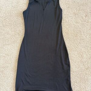Elegant Black Sleeveless Dress